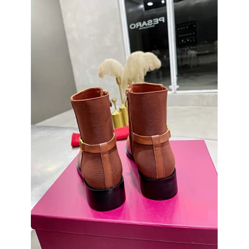 Replica Valentino Boots For Women #925713 $98.00 USD for Wholesale