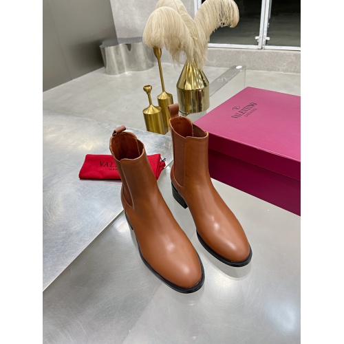Replica Valentino Boots For Women #925715 $98.00 USD for Wholesale