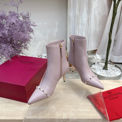 Replica Valentino Boots For Women #925723 $112.00 USD for Wholesale