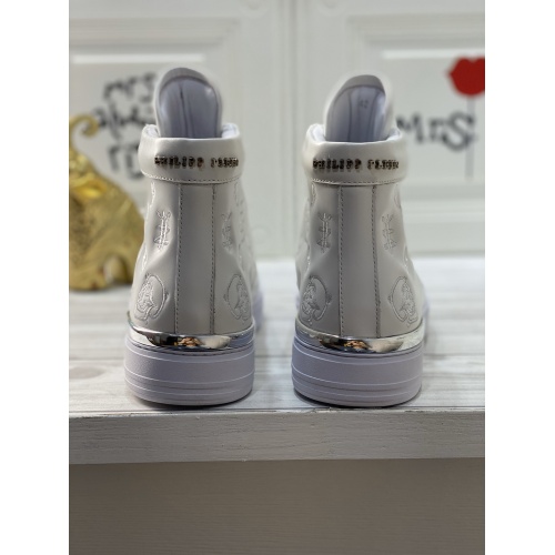 Replica Philipp Plein PP High Tops Shoes For Men #925750 $100.00 USD for Wholesale