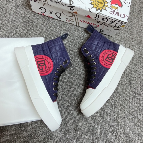 Replica Dolce & Gabbana D&G High Top Shoes For Men #925768 $100.00 USD for Wholesale