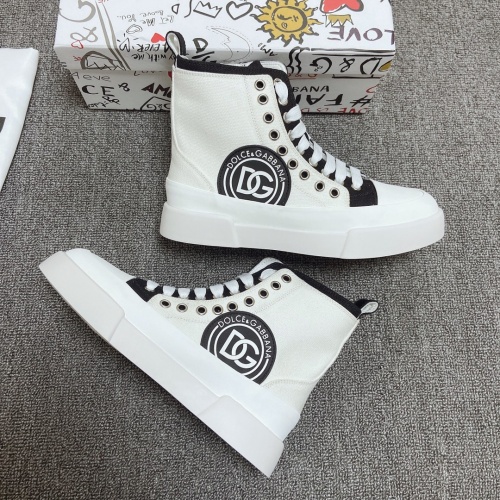 Replica Dolce & Gabbana D&G High Top Shoes For Men #925769 $100.00 USD for Wholesale