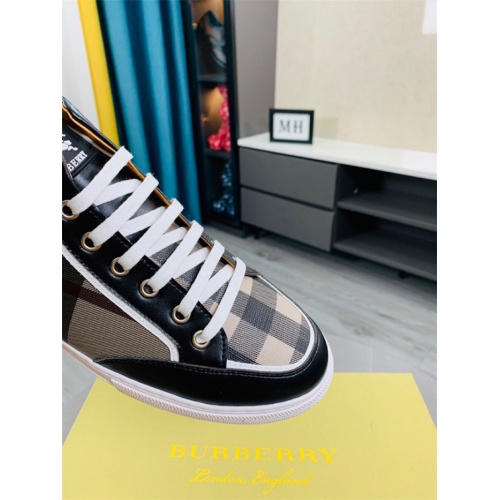 Replica Burberry High Tops Shoes For Men #925911 $76.00 USD for Wholesale