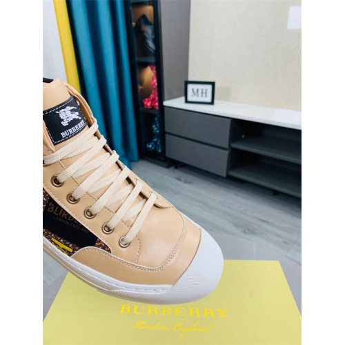 Replica Burberry High Tops Shoes For Men #925912 $80.00 USD for Wholesale
