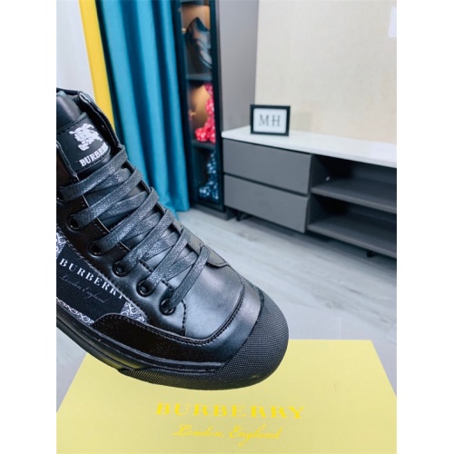 Replica Burberry High Tops Shoes For Men #925913 $80.00 USD for Wholesale