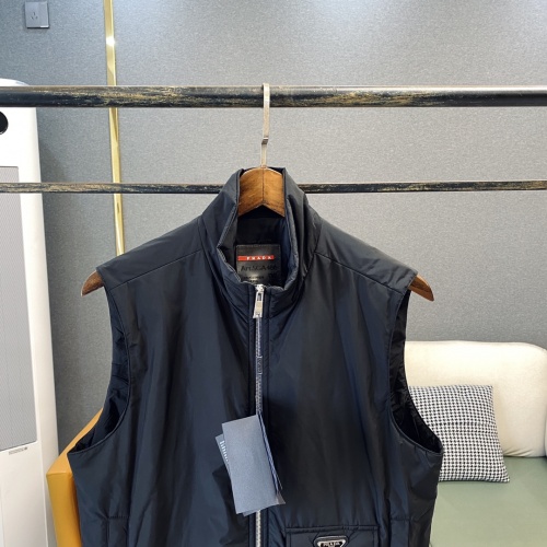 Replica Prada Down Feather Coat Sleeveless For Men #926239 $100.00 USD for Wholesale