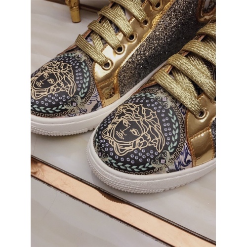 Replica Versace High Tops Shoes For Men #926263 $82.00 USD for Wholesale