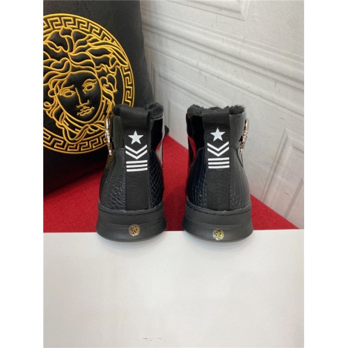 Replica Philipp Plein PP High Tops Shoes For Men #926278 $76.00 USD for Wholesale