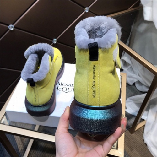 Replica Alexander McQueen High Tops Shoes For Men #926286 $122.00 USD for Wholesale