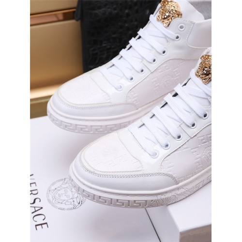 Replica Versace High Tops Shoes For Men #926338 $88.00 USD for Wholesale
