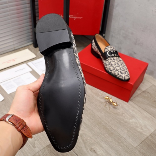 Replica Ferragamo Salvatore FS Leather Shoes For Men #926550 $76.00 USD for Wholesale