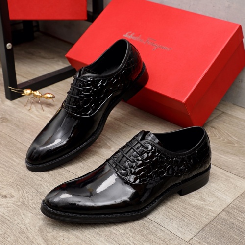 Salvatore Ferragamo Leather Shoes For Men #926551 $82.00 USD, Wholesale Replica Salvatore Ferragamo Leather Shoes