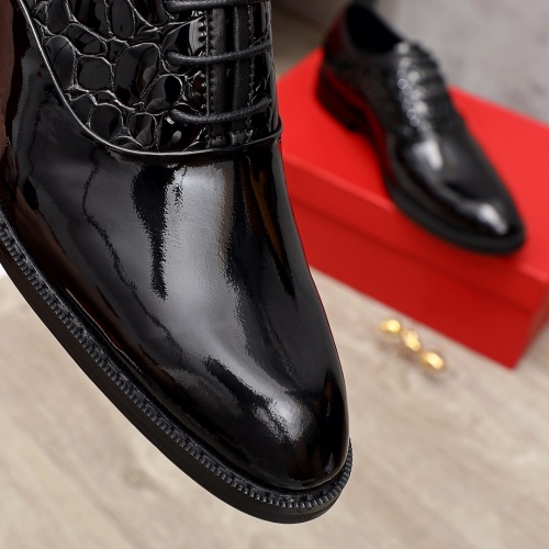 Replica Salvatore Ferragamo Leather Shoes For Men #926551 $82.00 USD for Wholesale
