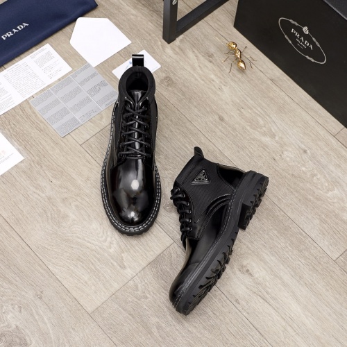 Replica Prada Boots For Men #926561 $85.00 USD for Wholesale