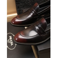 $88.00 USD Prada Leather Shoes For Men #918185