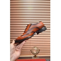 $98.00 USD Salvatore Ferragamo Leather Shoes For Men #918768