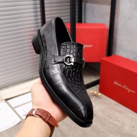 $80.00 USD Salvatore Ferragamo Leather Shoes For Men #918873