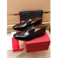 $118.00 USD Salvatore Ferragamo Leather Shoes For Men #919809