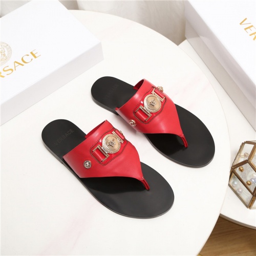 Replica Versace Slippers For Women #926794 $68.00 USD for Wholesale