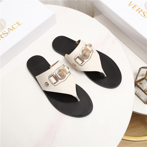 Replica Versace Slippers For Women #926795 $68.00 USD for Wholesale