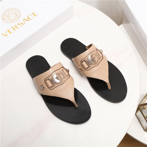 Replica Versace Slippers For Women #926796 $68.00 USD for Wholesale