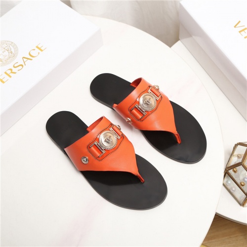 Replica Versace Slippers For Women #926797 $68.00 USD for Wholesale