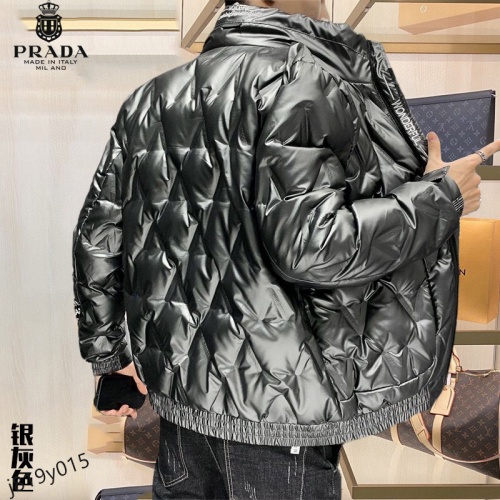 Replica Prada Down Feather Coat Long Sleeved For Men #927466 $82.00 USD for Wholesale