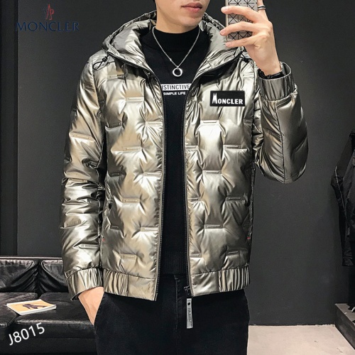 Replica Moncler Down Feather Coat Long Sleeved For Men #927479 $82.00 USD for Wholesale