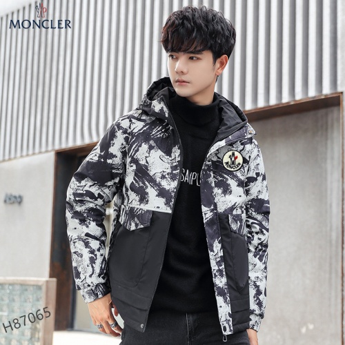 Replica Moncler Down Feather Coat Long Sleeved For Men #927486 $82.00 USD for Wholesale