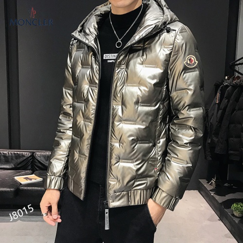 Replica Moncler Down Feather Coat Long Sleeved For Men #927495 $82.00 USD for Wholesale