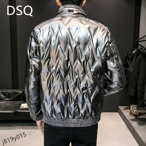 Replica Dsquared Down Feather Coat Long Sleeved For Men #927497 $82.00 USD for Wholesale