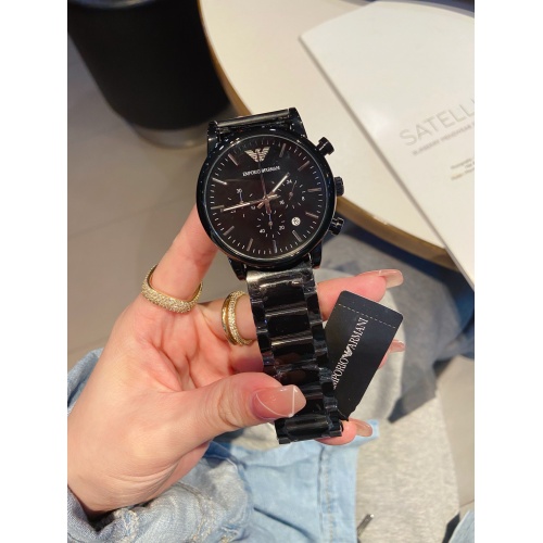 Armani Watches For Men #927524 $35.00 USD, Wholesale Replica Armani Watches