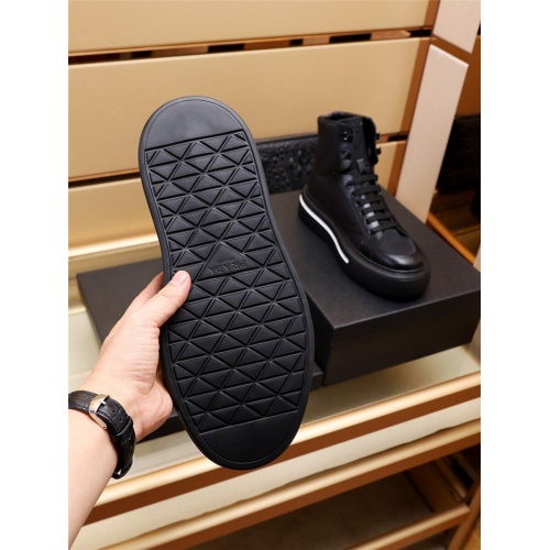 Replica Prada High Tops Shoes For Men #927568 $88.00 USD for Wholesale