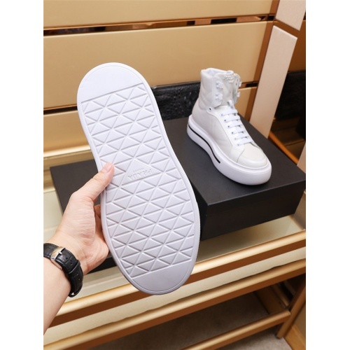 Replica Prada High Tops Shoes For Men #927569 $88.00 USD for Wholesale