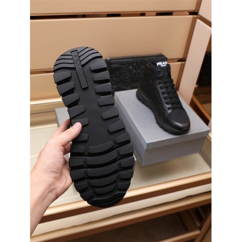 Replica Prada High Tops Shoes For Men #927572 $92.00 USD for Wholesale
