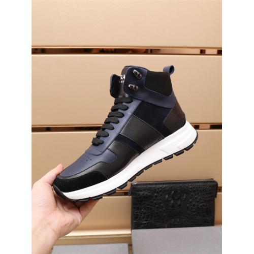 Replica Prada High Tops Shoes For Men #927573 $96.00 USD for Wholesale