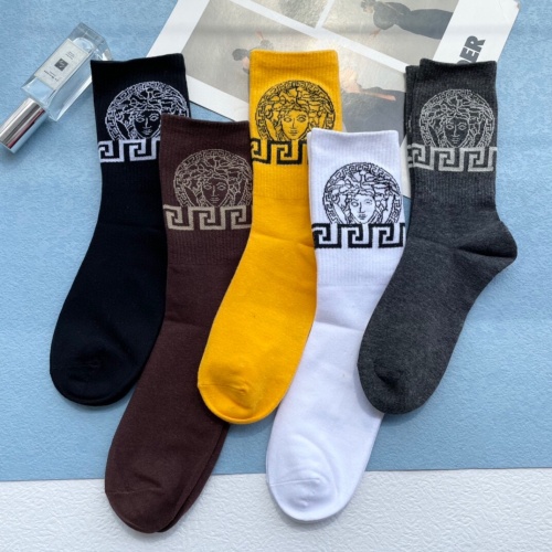 Replica Versace Socks #927773 $28.00 USD for Wholesale