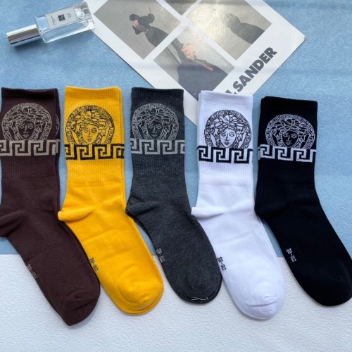 Replica Versace Socks #927773 $28.00 USD for Wholesale