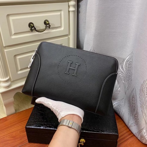 Replica Hermes AAA Man Wallets #927782 $52.00 USD for Wholesale