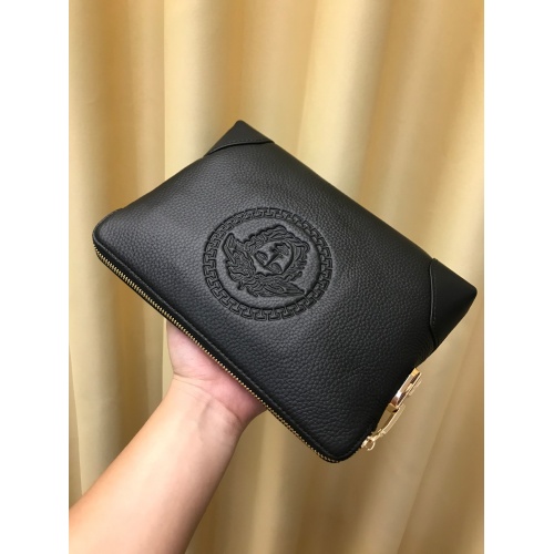 Replica Versace AAA Man Wallets #927879 $68.00 USD for Wholesale