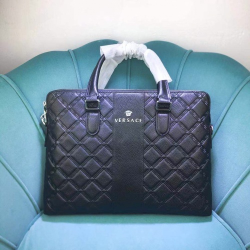 Versace AAA Man Handbags #927908 $102.00 USD, Wholesale Replica Versace AAA Man Handbags