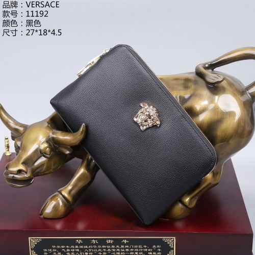 Replica Versace AAA Man Wallets #927909 $64.00 USD for Wholesale