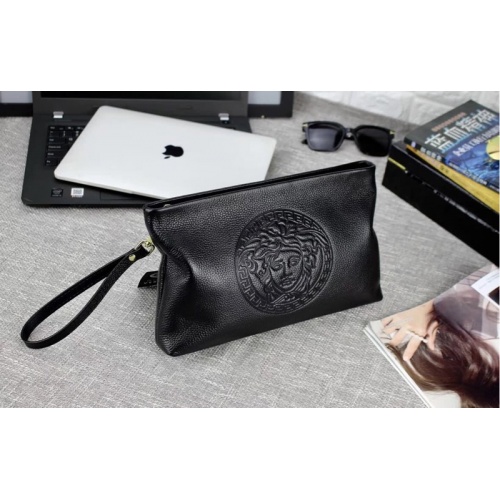 Replica Versace AAA Man Wallets #927912 $52.00 USD for Wholesale