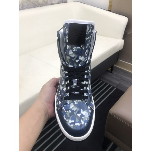 Replica Fendi High Tops Casual Shoes For Men #927943 $160.00 USD for Wholesale