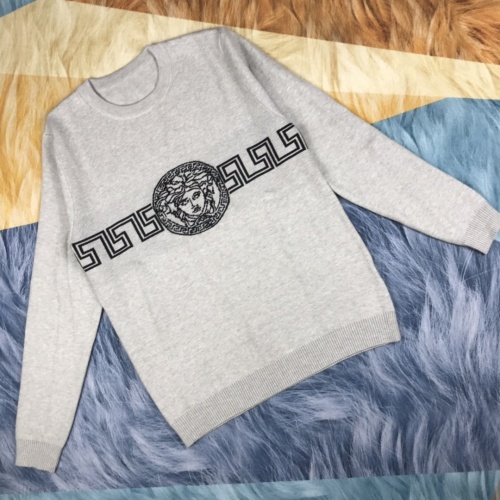 Versace Sweaters Long Sleeved For Men #927965 $48.00 USD, Wholesale Replica Versace Sweaters