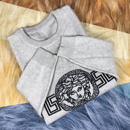 Replica Versace Sweaters Long Sleeved For Men #927965 $48.00 USD for Wholesale