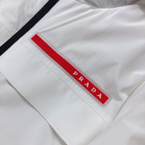 Replica Prada Down Coat Long Sleeved For Men #928074 $128.00 USD for Wholesale