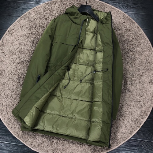 Replica Prada Down Coat Long Sleeved For Men #928076 $128.00 USD for Wholesale