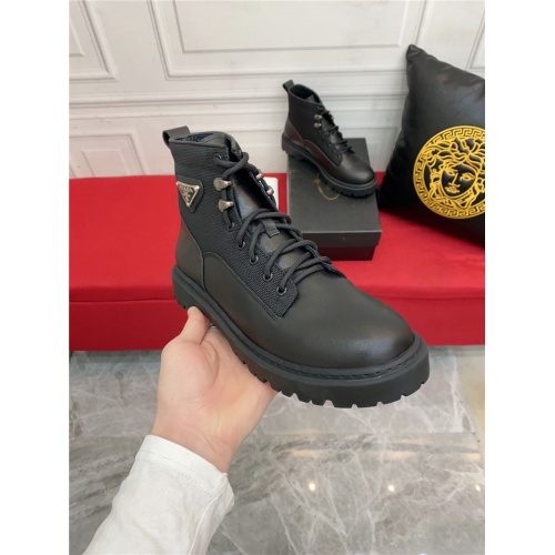 Replica Prada Boots For Men #928160 $82.00 USD for Wholesale