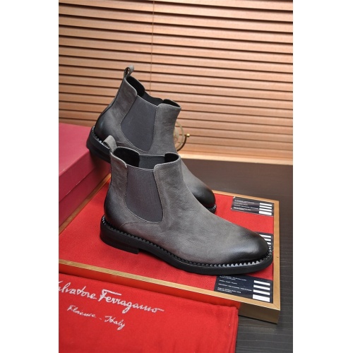 Replica Salvatore Ferragamo Boots For Men #928164 $130.00 USD for Wholesale